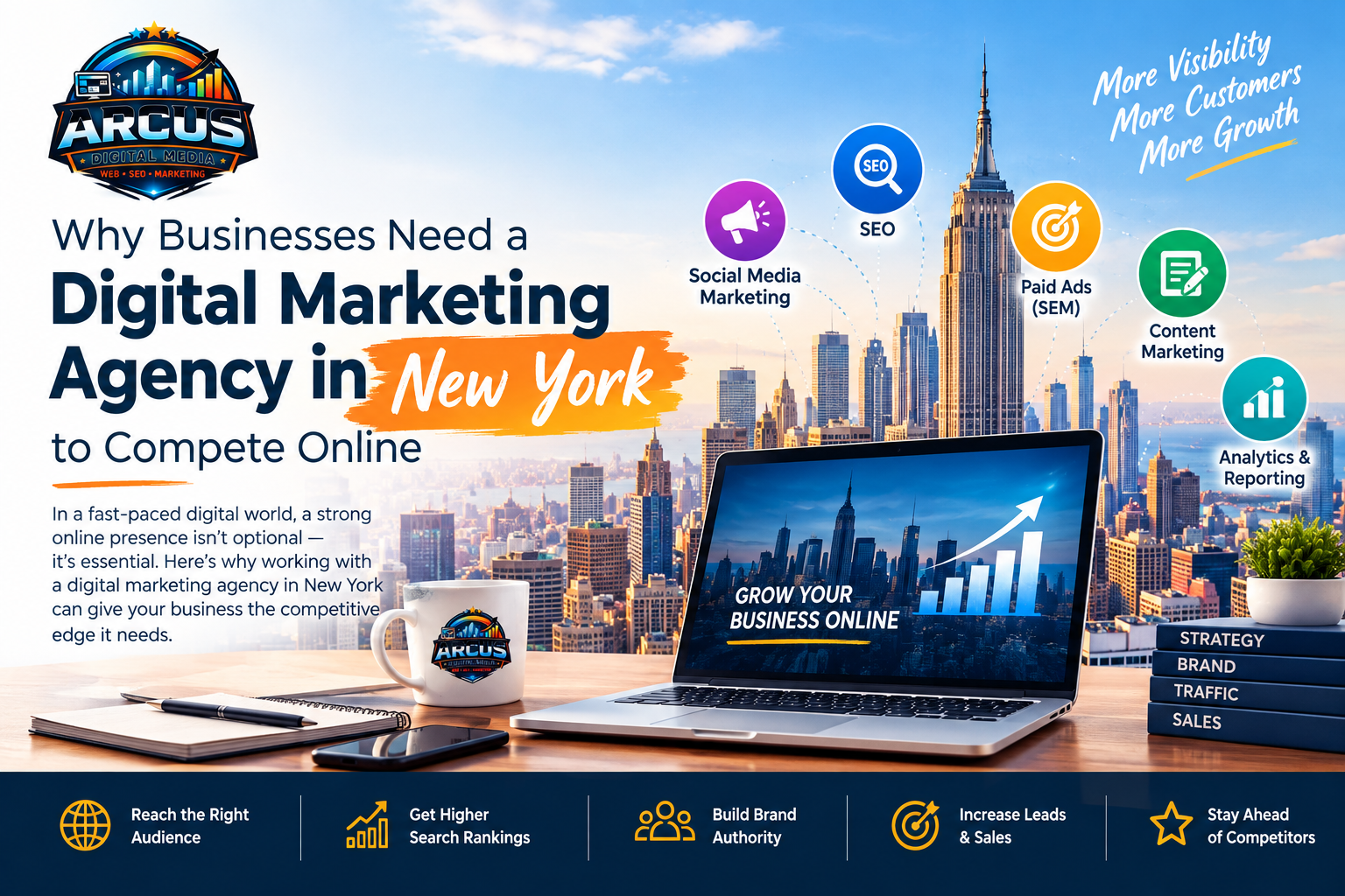 Why Businesses Need a Digital Marketing Agency in New York to Compete Online
