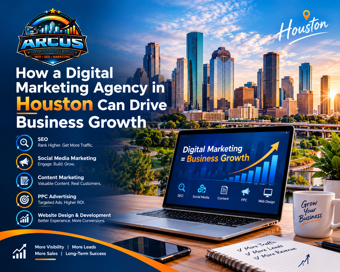 How a Digital Marketing Agency in Houston Can Drive Business Growth